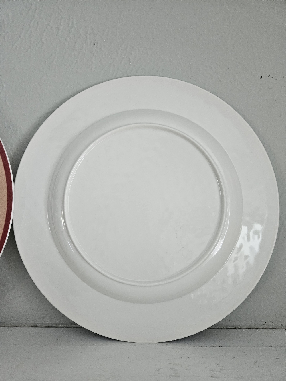 NWOT Threshold Melamine Two Toned Pink Dinner Plates- Set Of 4 - Picture 6 of 9